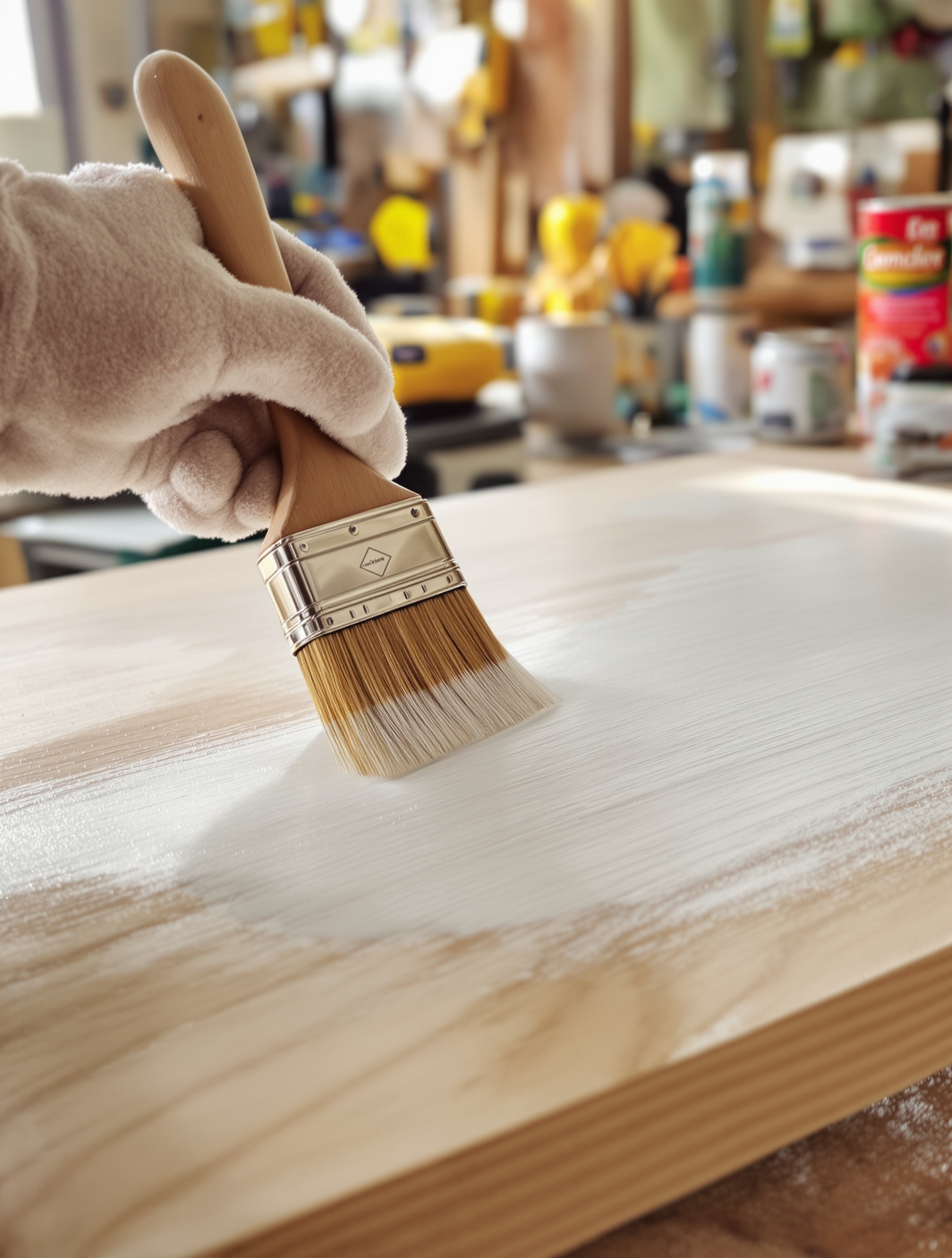Application peinture bois meuble