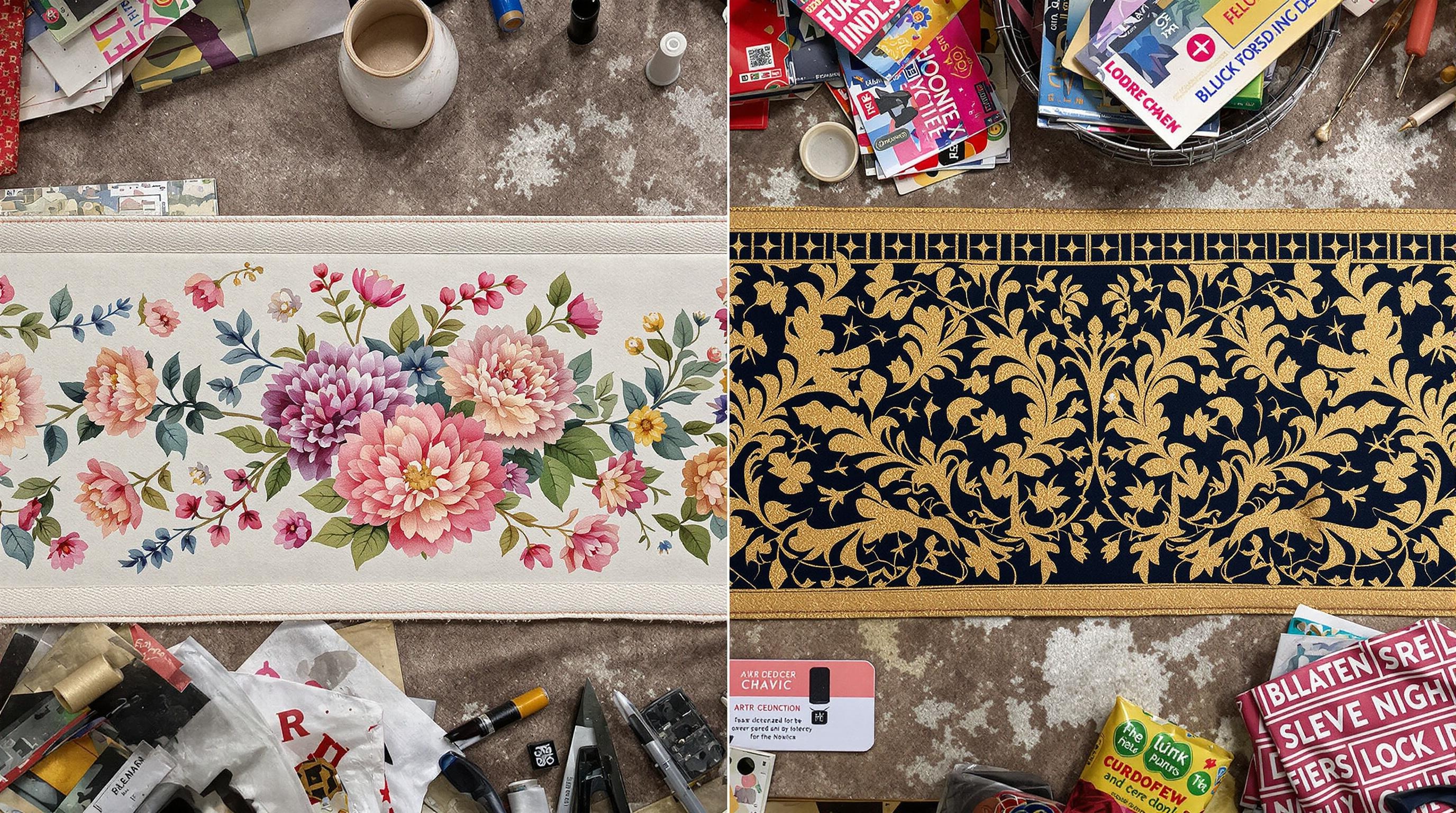 bordures patchwork champêtre et art déco Pays-Bas