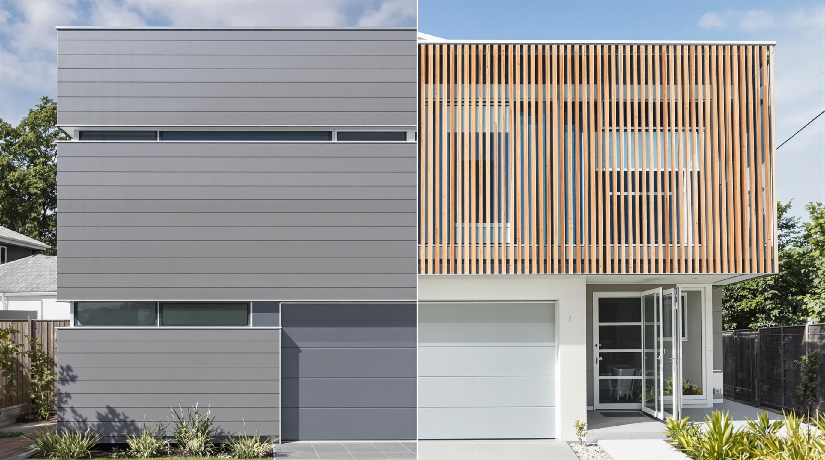 Comparaison entre bardage horizontal et vertical sur une façade