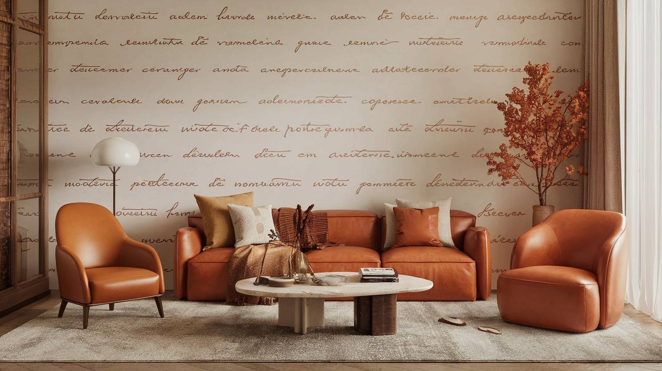 Infographie : Mix & Match matières déco automne 2025