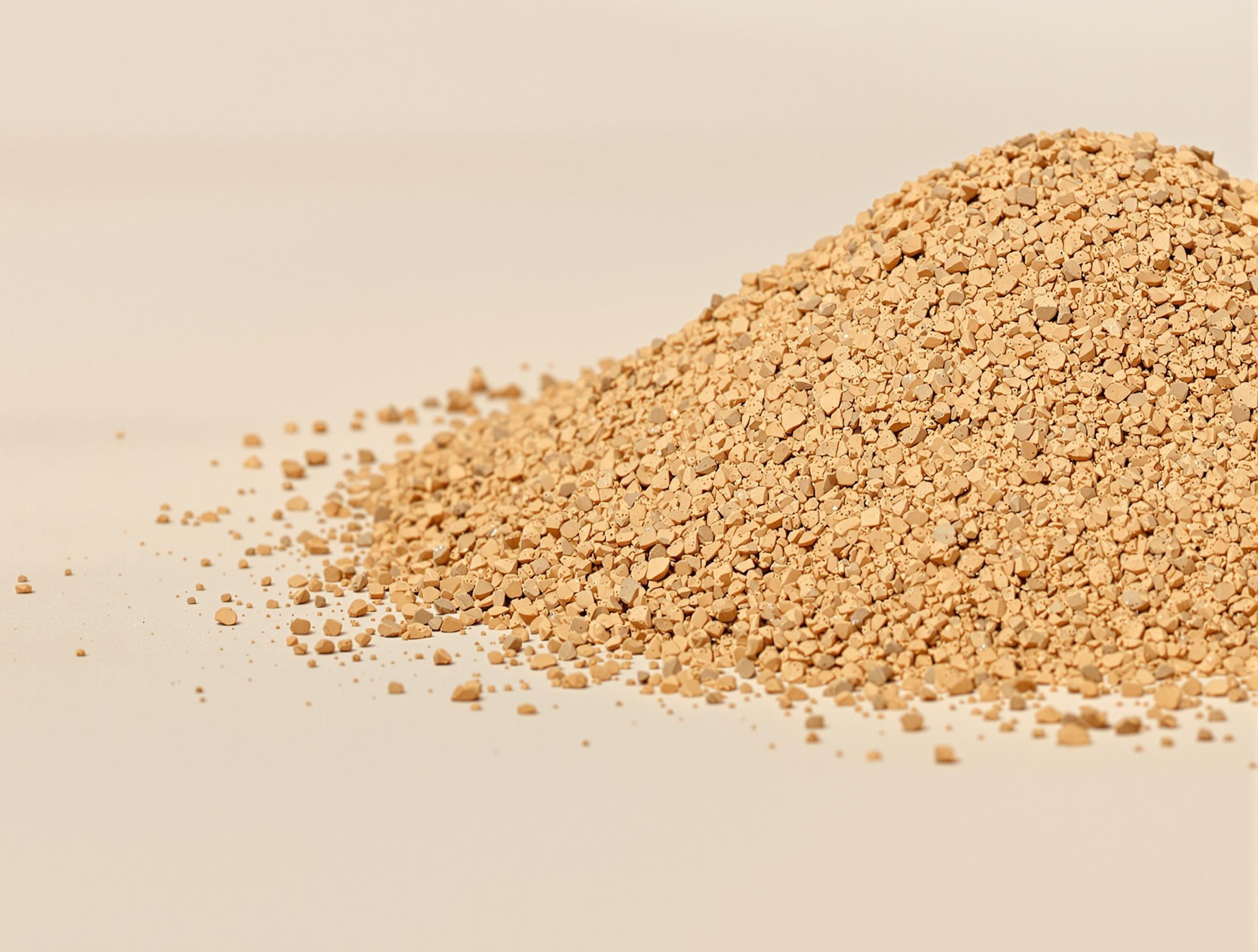Terre crue tamisée prête pour le coffrage