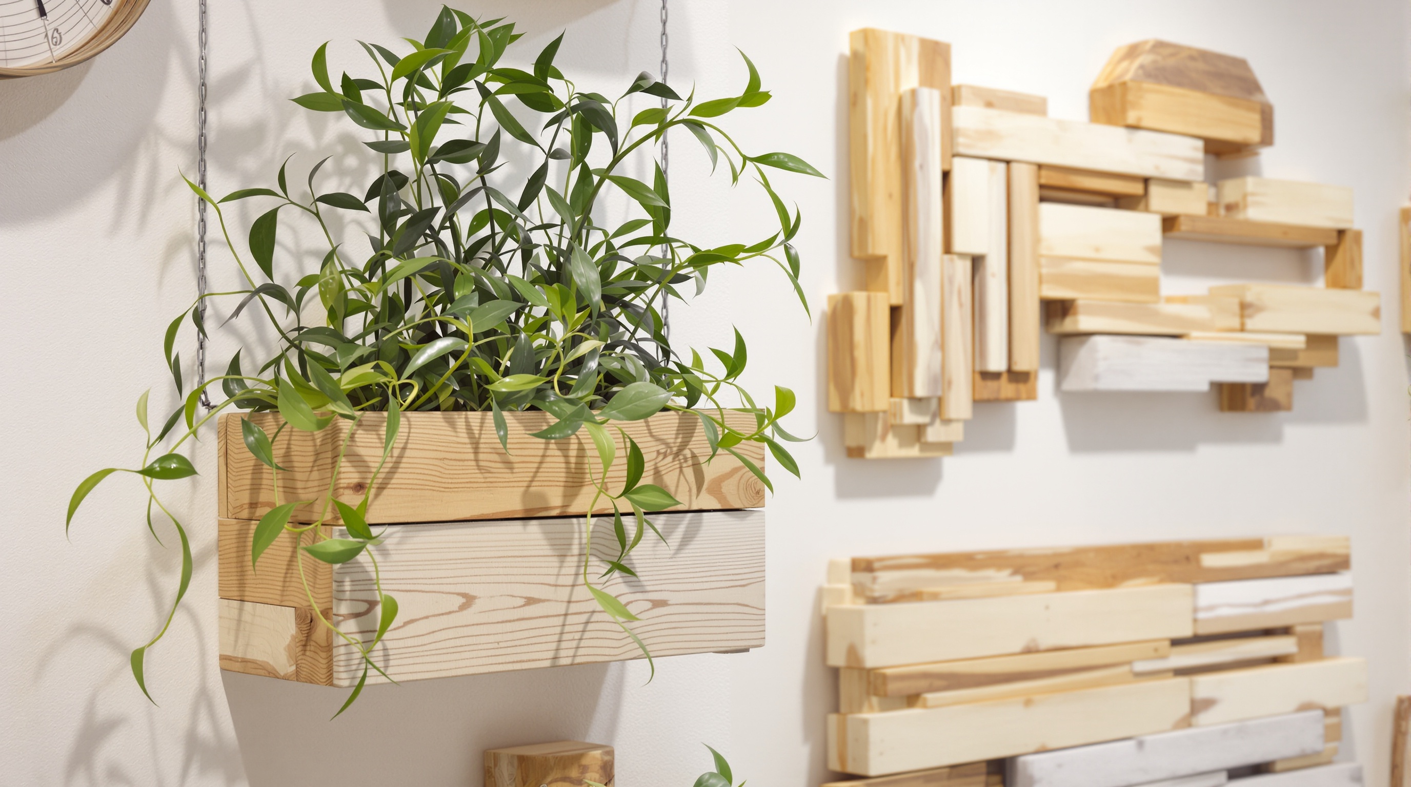 mur d'inspiration projets palettes DIY jardinière tête de lit déco murale