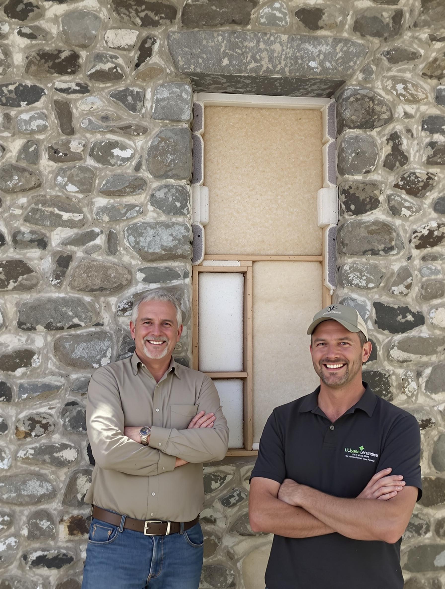 Mur en pierre rénové isolant biosourcé propriétaire satisfait chantier esprit patrimoine modernité