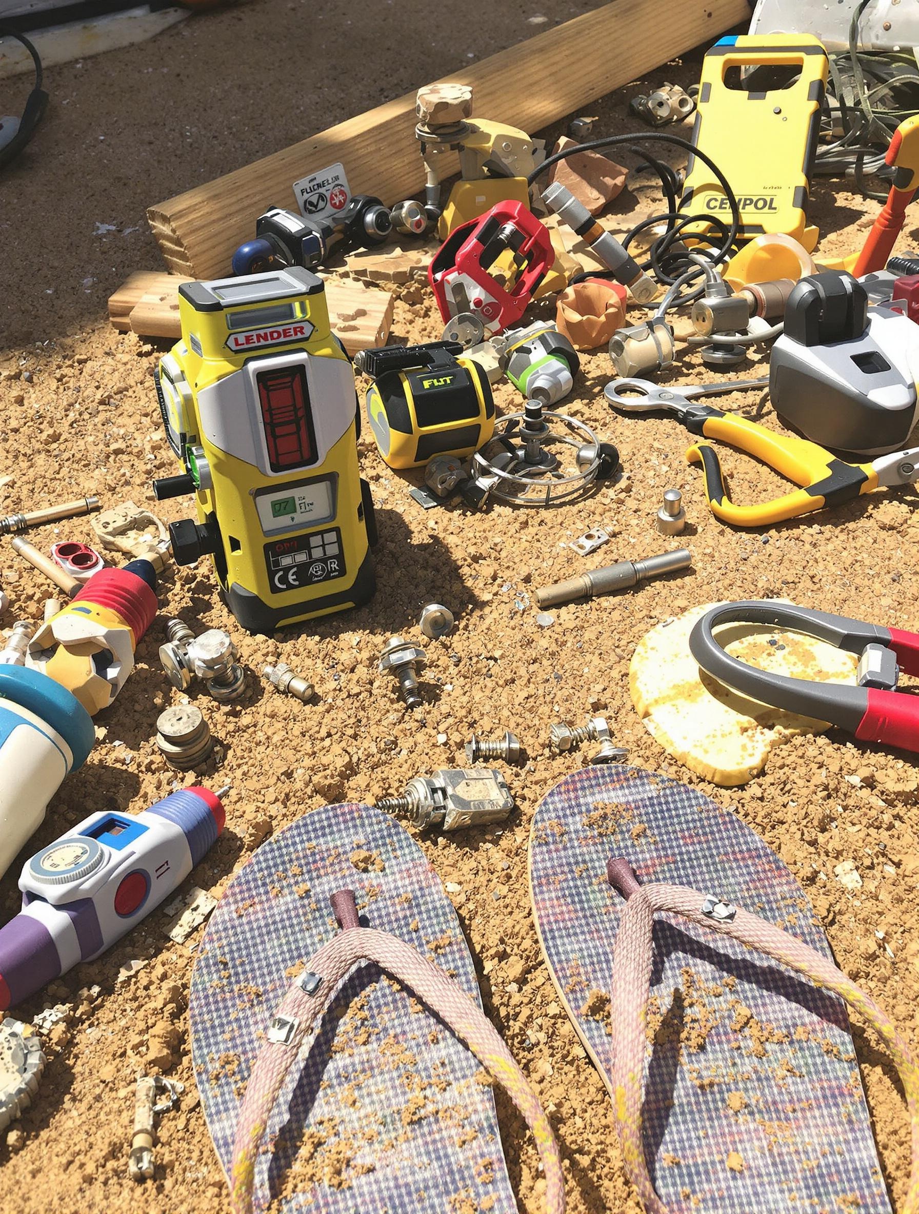 Outils absurdes chantier DIY bardage