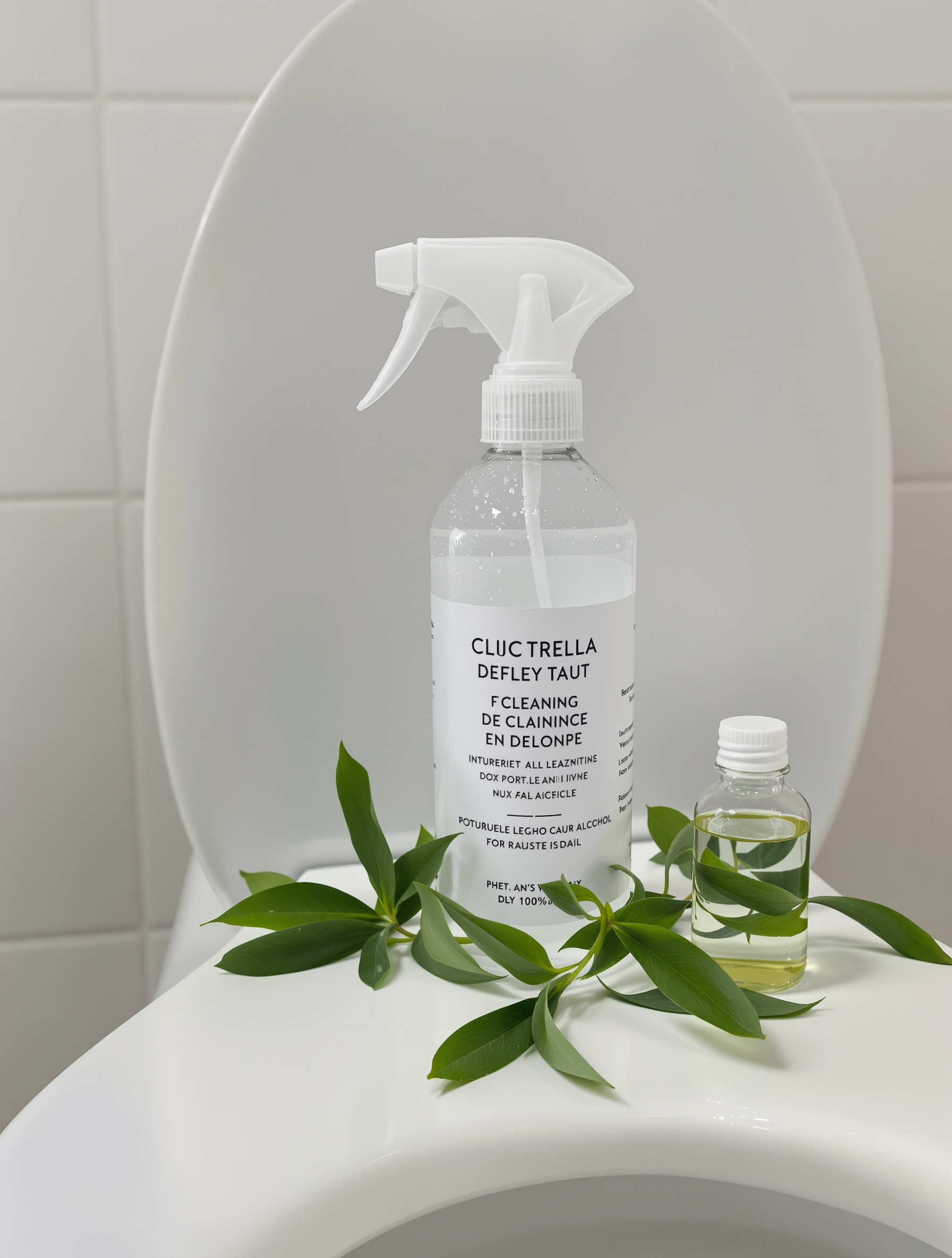 Spray nettoyant naturel aux feuilles de laurier pour toilettes impeccables