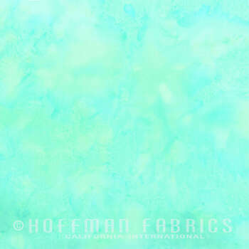 Vente de tissu  batik turquoise clair à petit prix