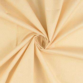 Vente de tissu  Faux unii beige avec petits points en 140 cm de large à petit prix