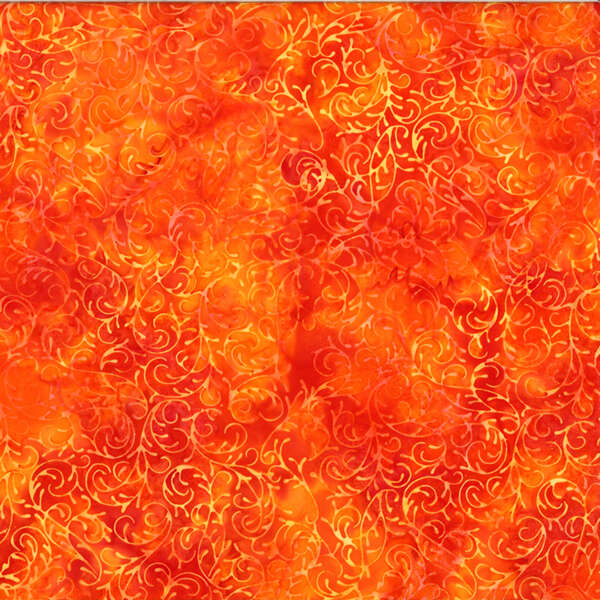 Image Batik ton de orange