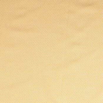 Vente de tissu Patchwork  pois blanc fond beige à prix Discount