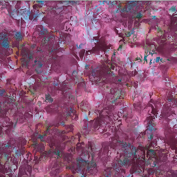 Vente de tissu Patchwork  Batik ton de mauve violet à prix Discount